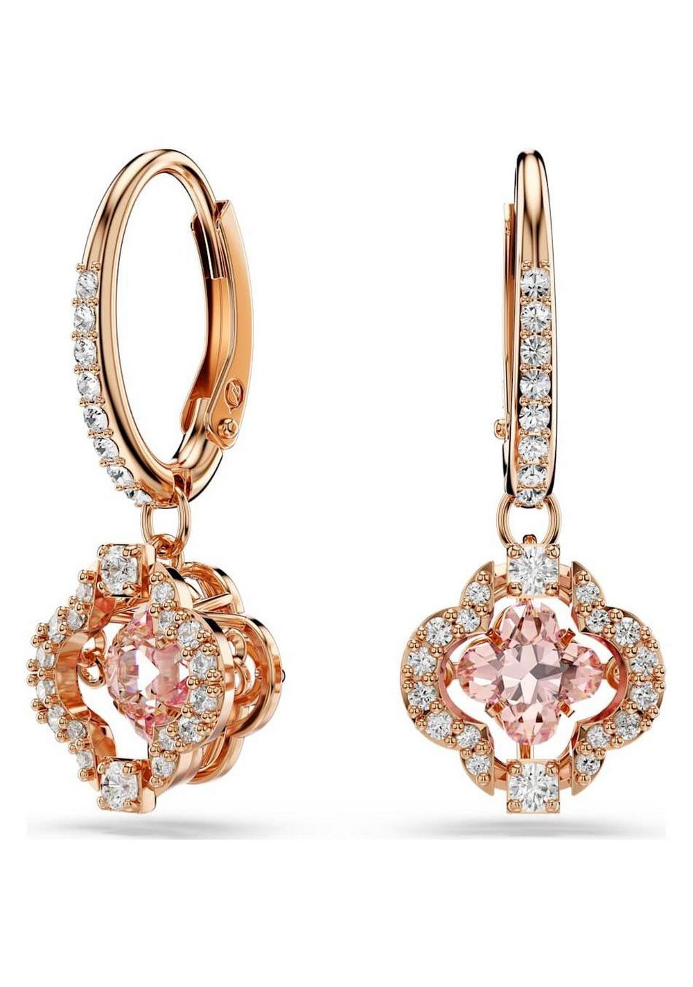 Zarcillos una Swarovski