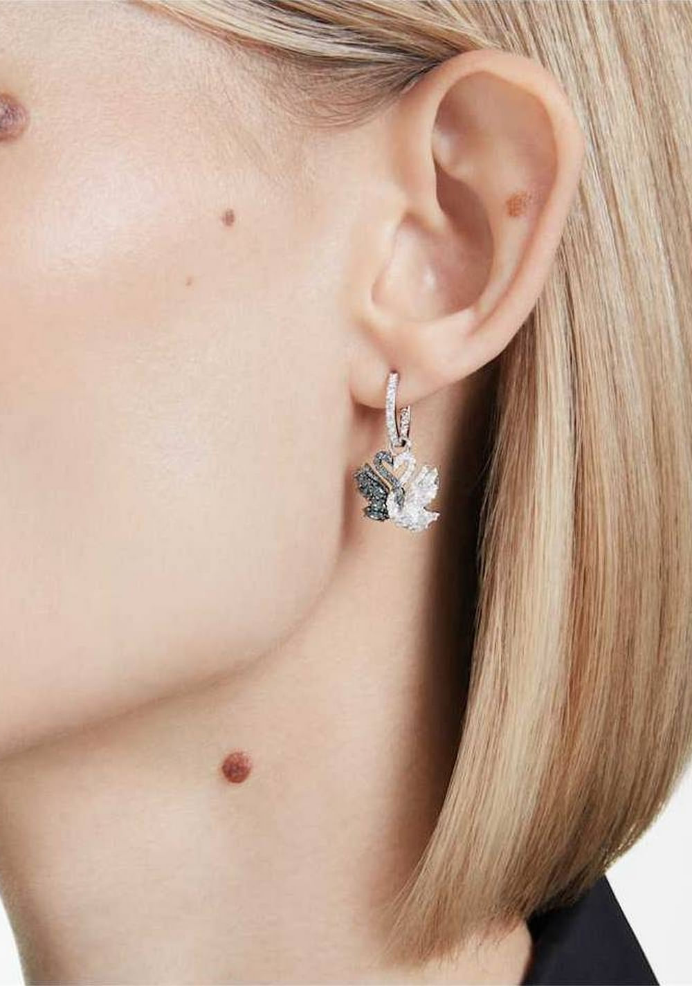 Zarcillos Swan Cisne Swarovski 6