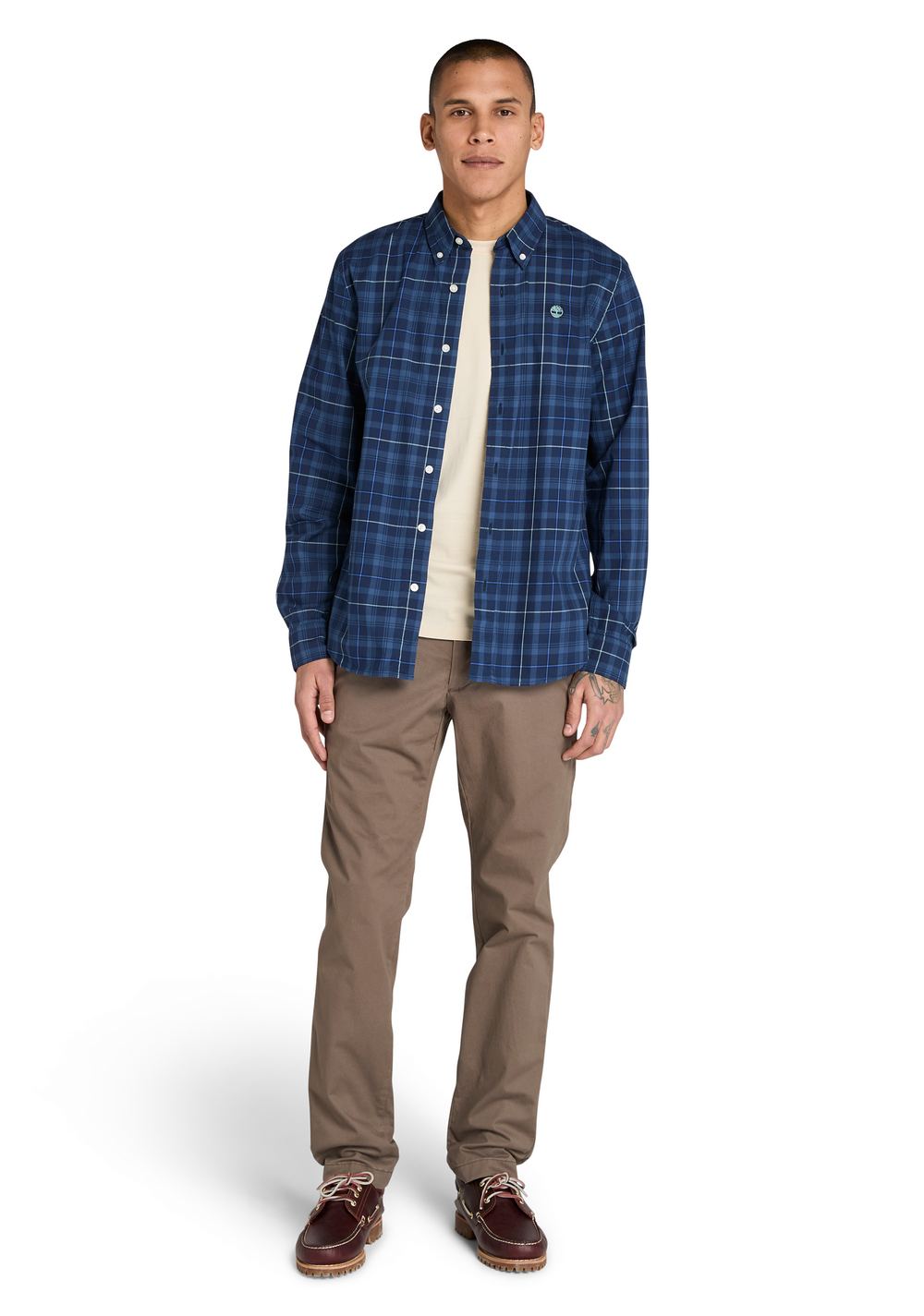 Camisa de Cuello Estilo Americana Timberland