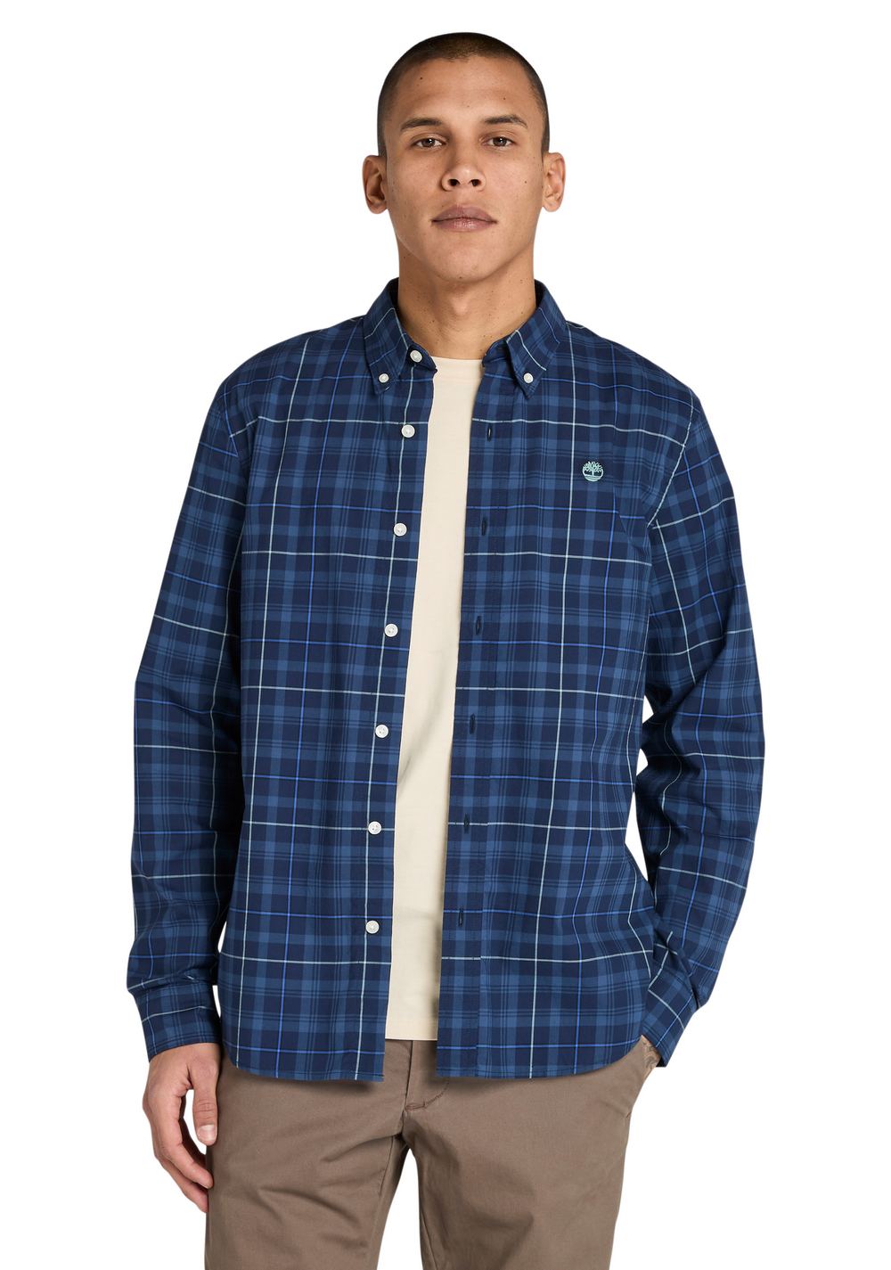 Camisa de Cuello Estilo Americana Timberland