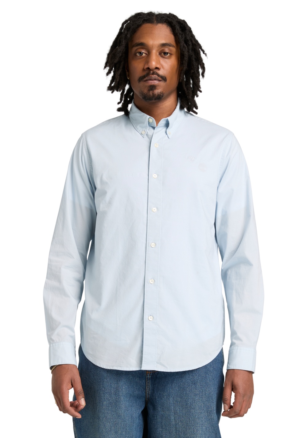 Camisa Manga Larga de Popelina Elástica Timberland
