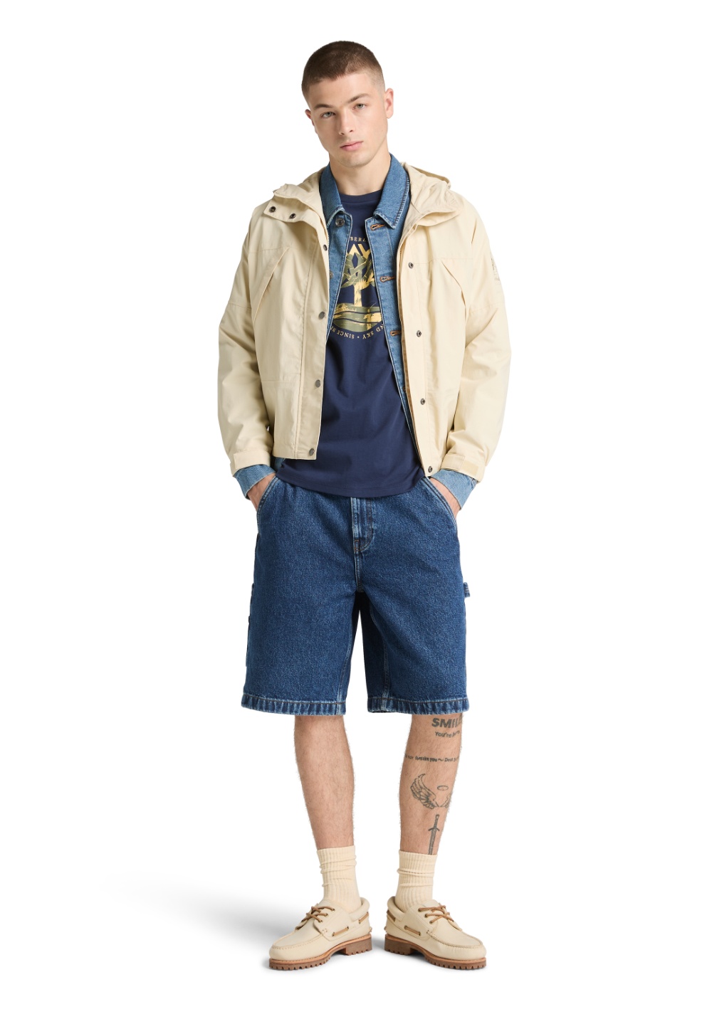 Camiseta Gráfica Lake House con Logo del Árbol Timberland