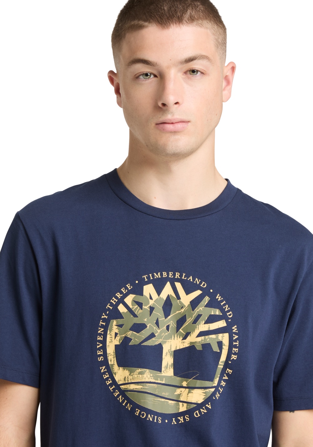 Camiseta Gráfica Lake House con Logo del Árbol Timberland