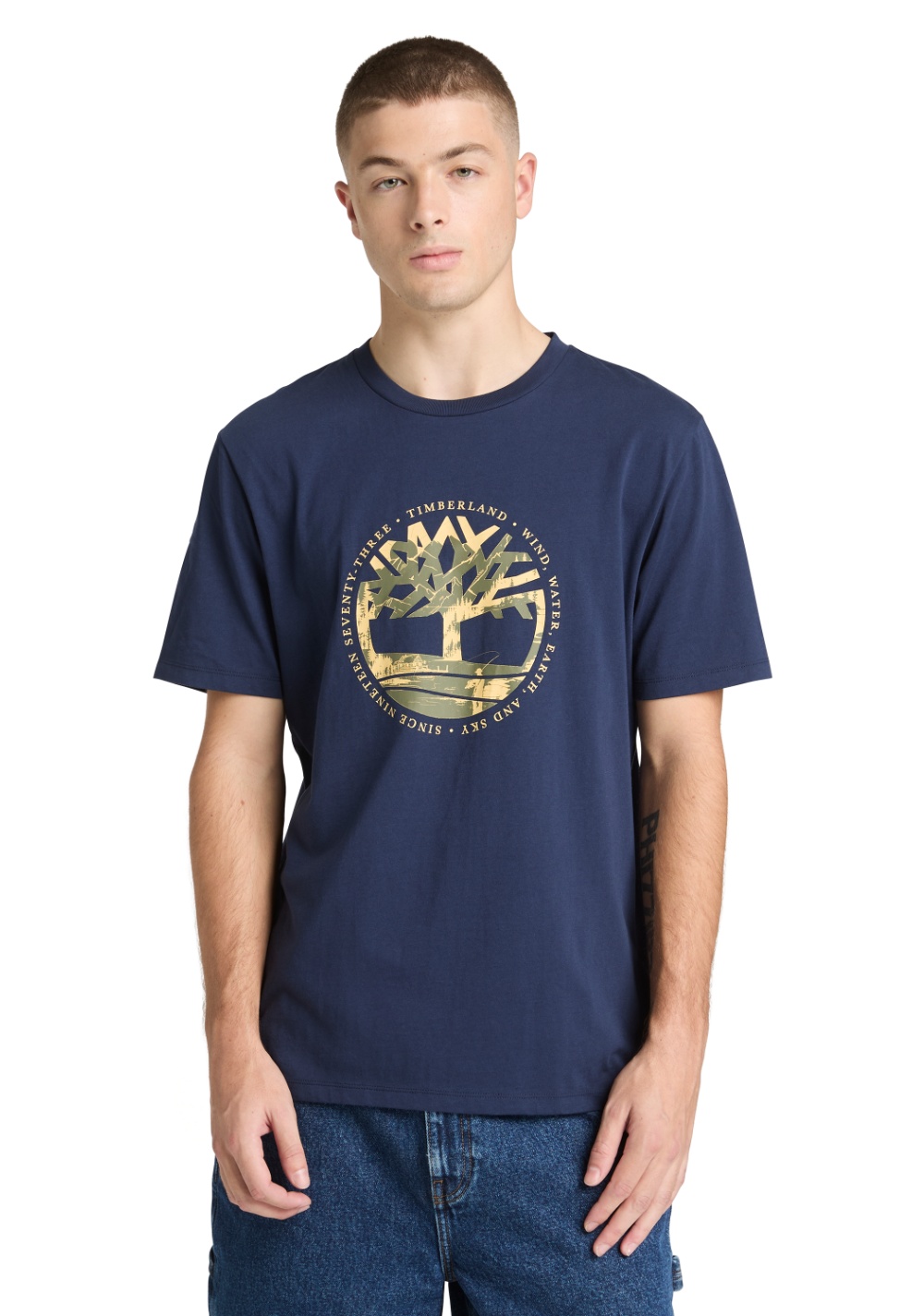 Camiseta Gráfica Lake House con Logo del Árbol Timberland
