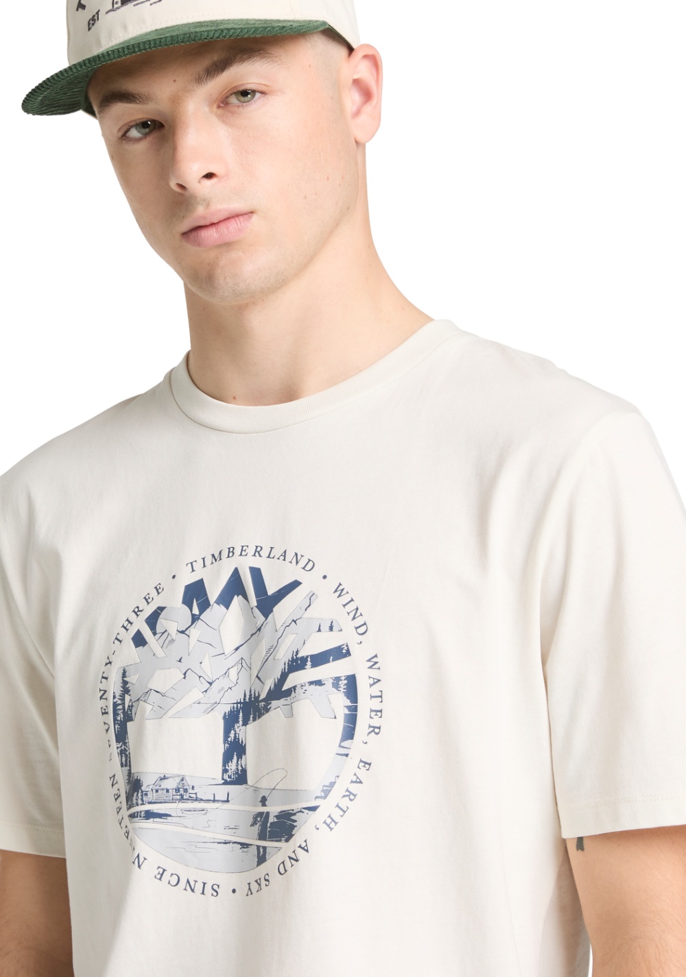 Camiseta Gráfica Lake House con Logo del Árbol Timberland