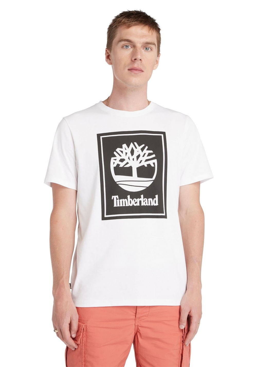 Camiseta con Logotipo Multicapa en Contraste Timberland Imagen Principal