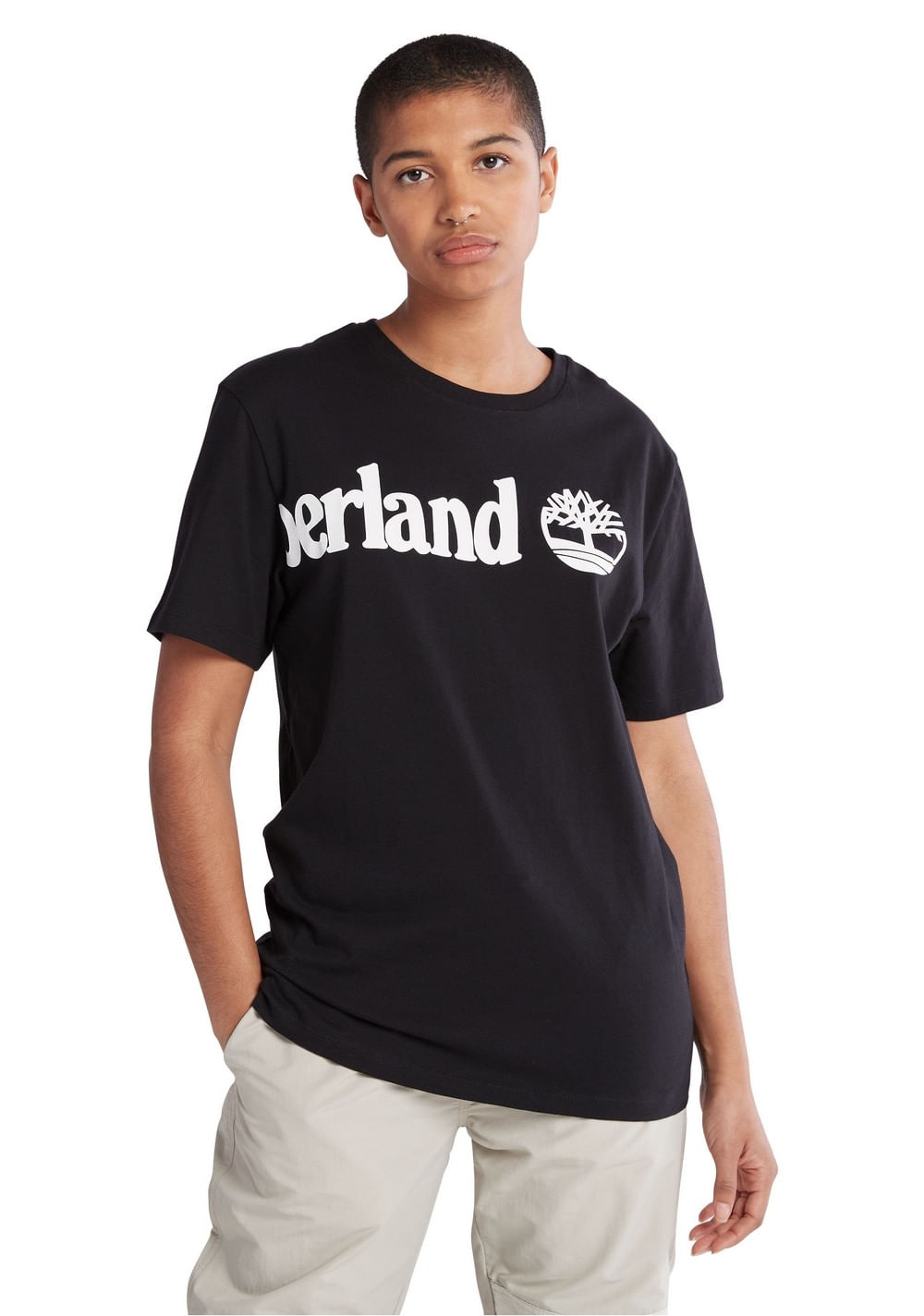 Camiseta con Logotipo Multicapa en Contraste Timberland 2