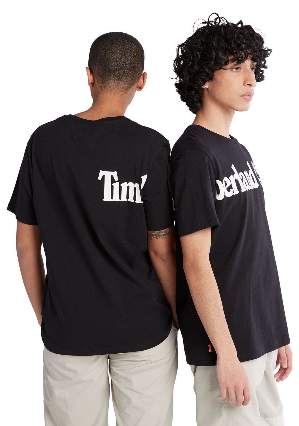 Camiseta con Logotipo Multicapa en Contraste Timberland 3