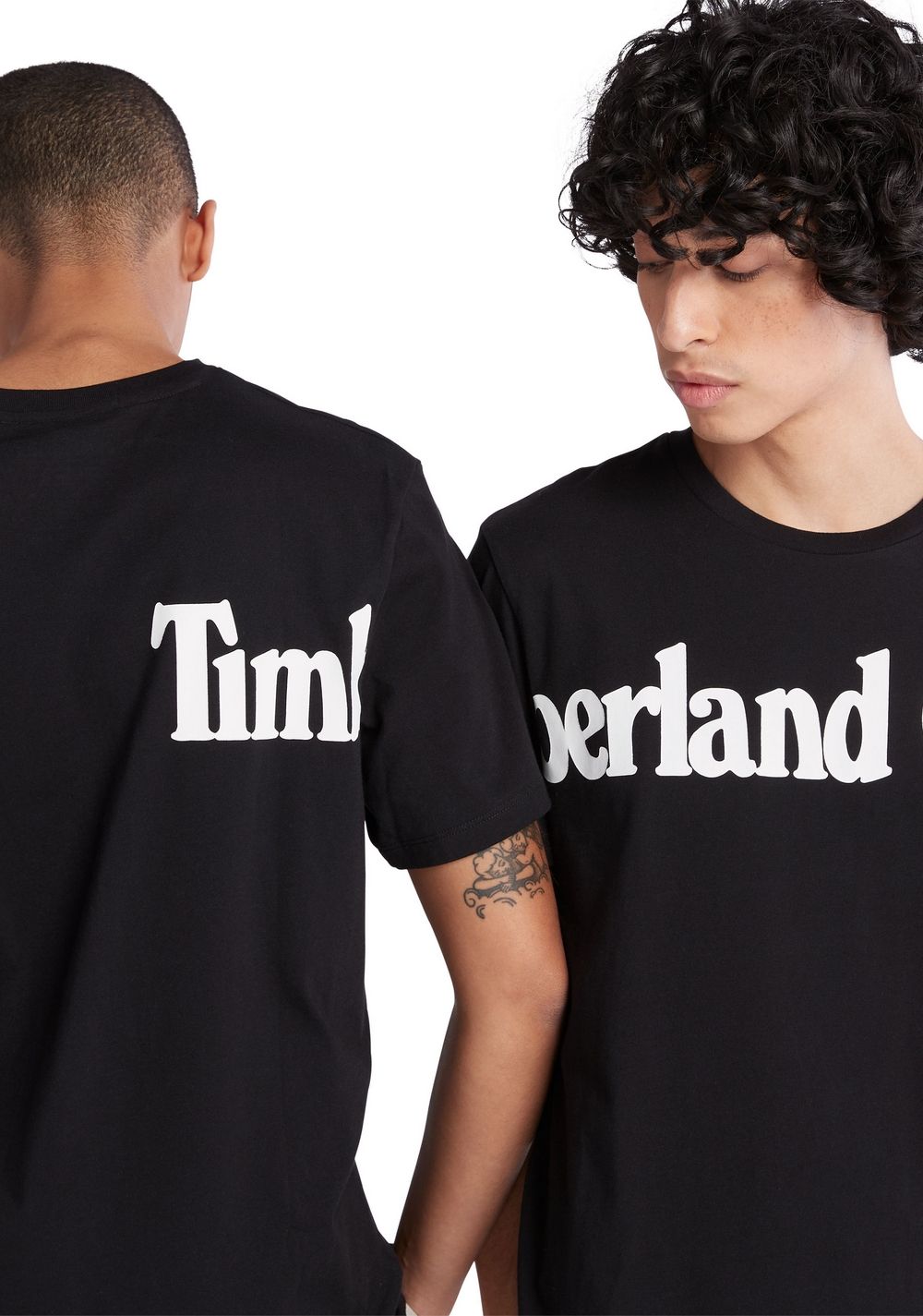 Camiseta con Logotipo Multicapa en Contraste Timberland 4