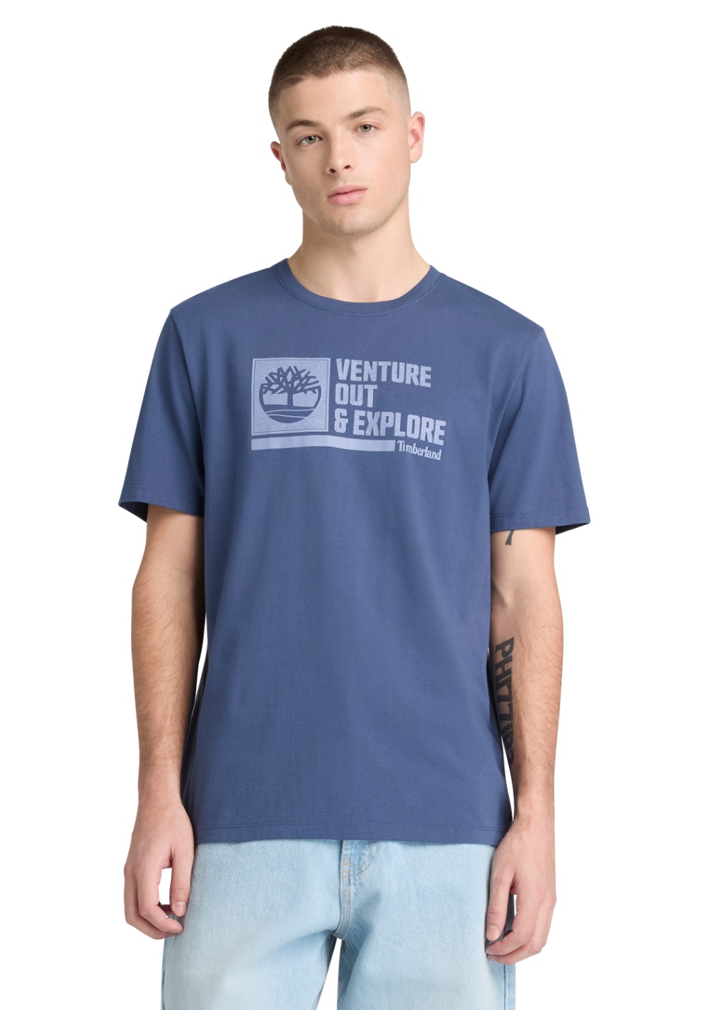 Camiseta Manga Corta con Gráfico Frontal Timberland