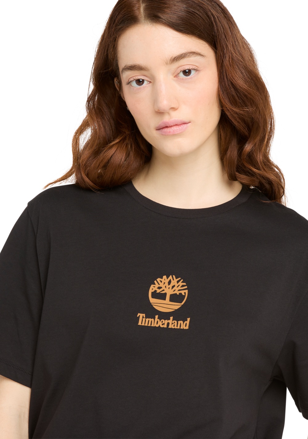Camiseta Manga Corta con Logo Apilado Estampado Timberland