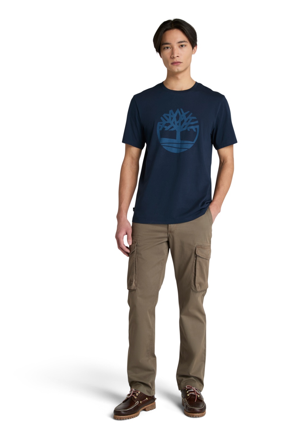 Camiseta Manga Corta con Logo del Árbol Timberland