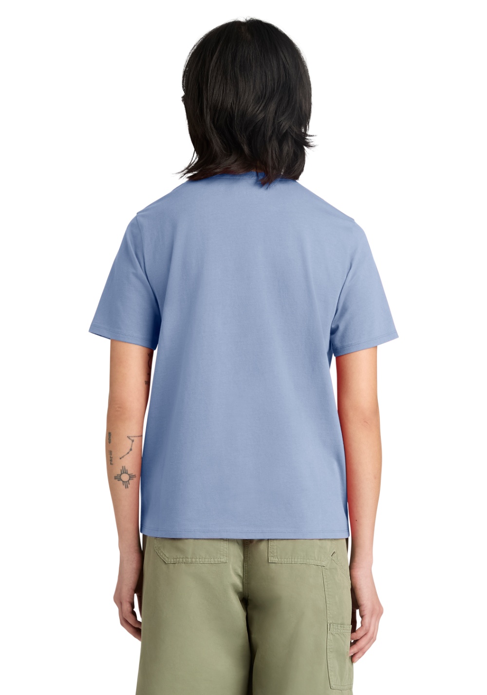 Camiseta Manga Corta con Logo Bordado Timberland