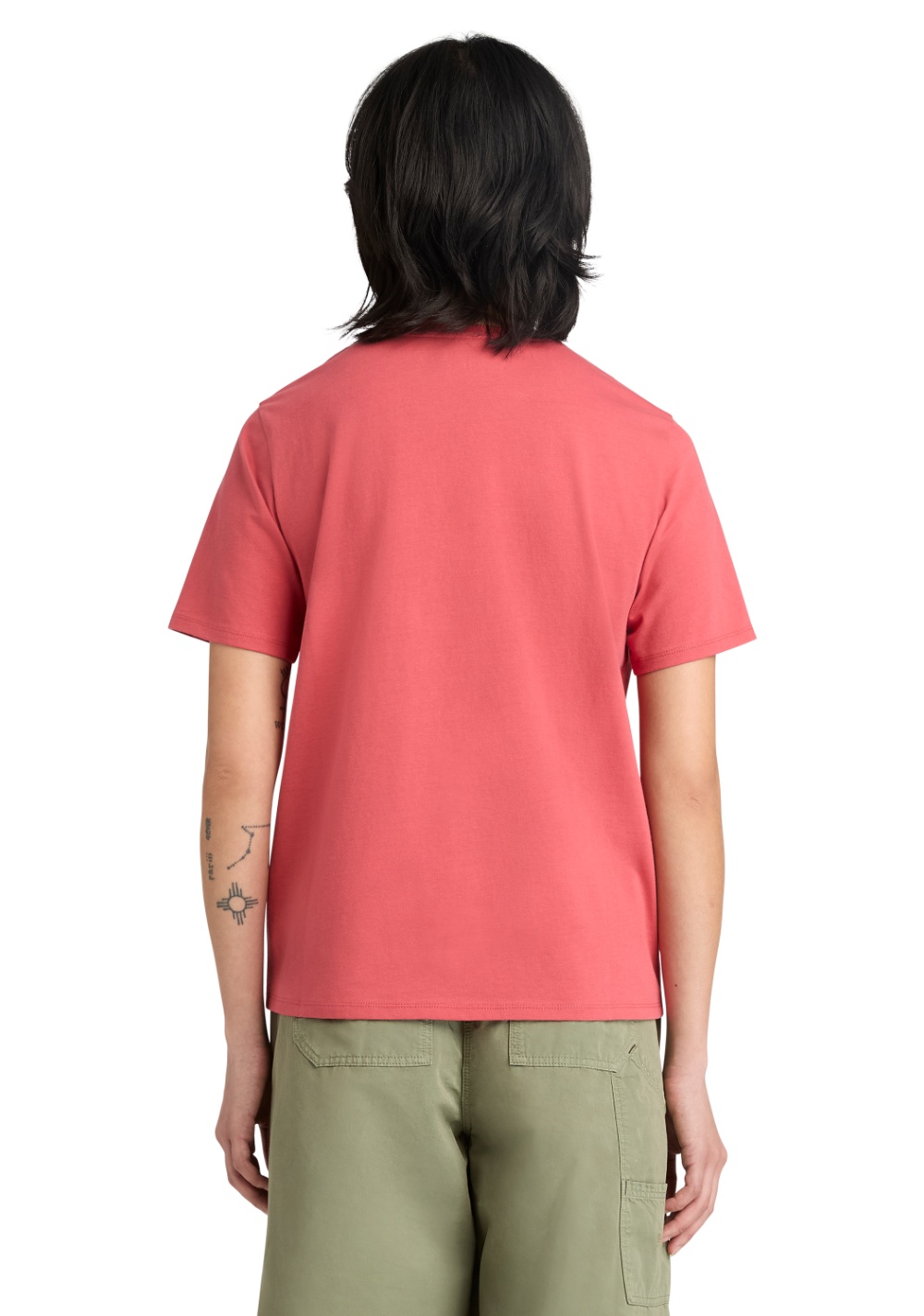 Camiseta Manga Corta con Logo Bordado Timberland