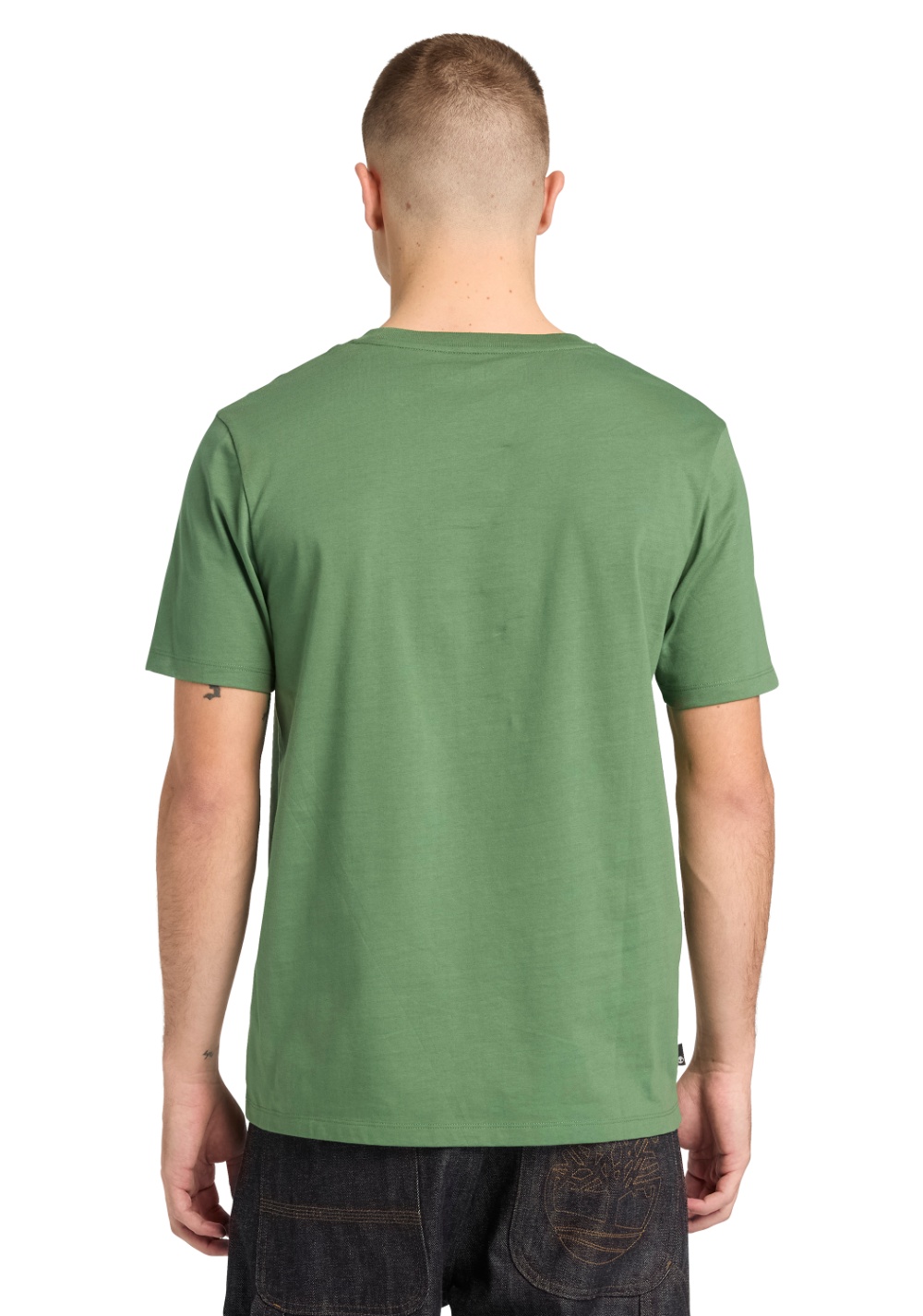 Camiseta Manga Corta con Logo Lineal Timberland