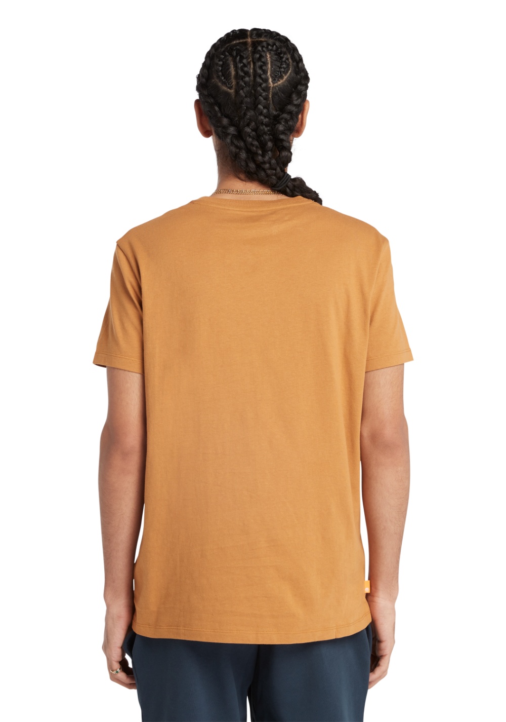 Camiseta Manga Corta con Logo en el Pecho Corte Ajustado Timberland