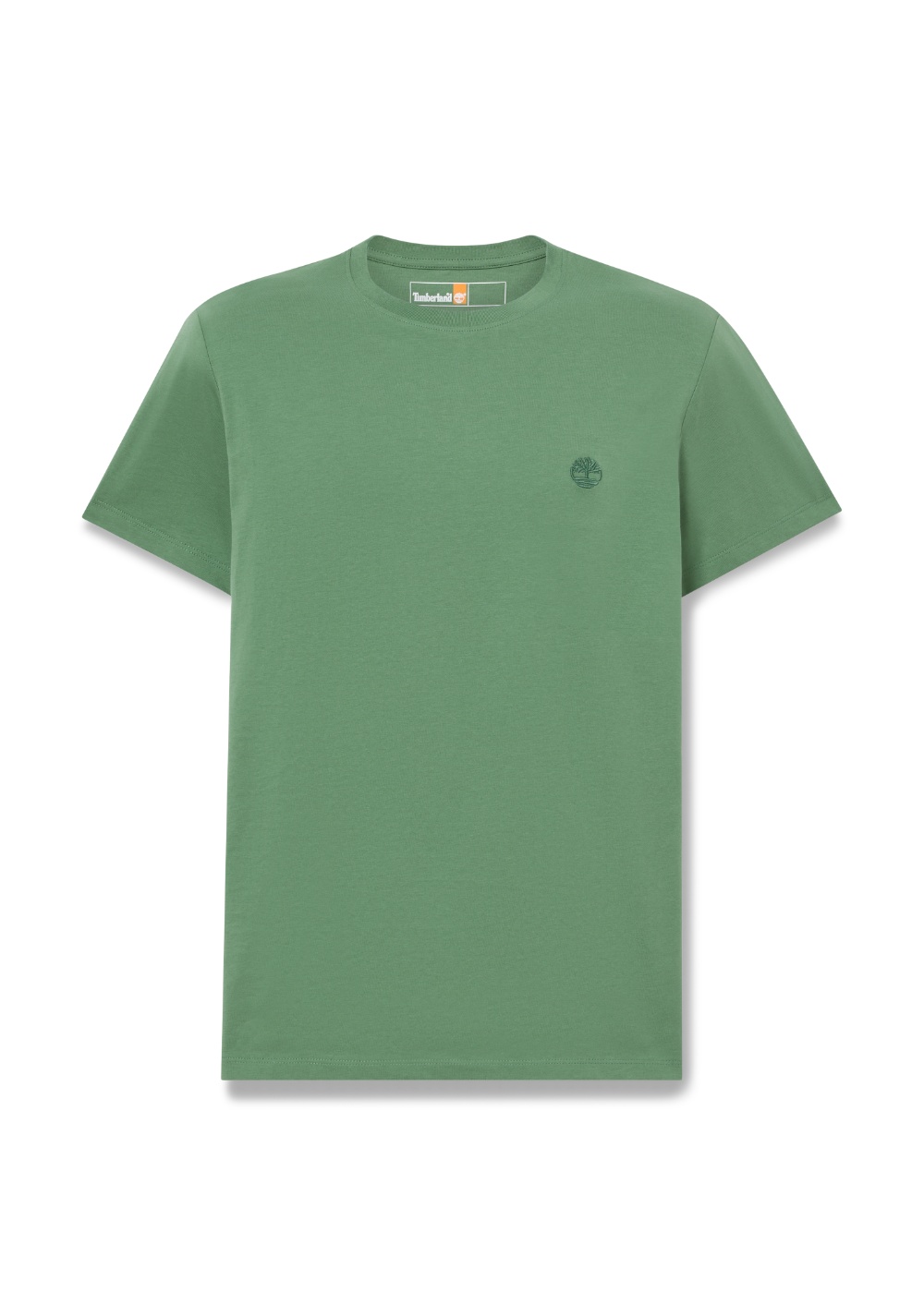 Camiseta Manga Corta con Logo en el Pecho Corte Ajustado Timberland