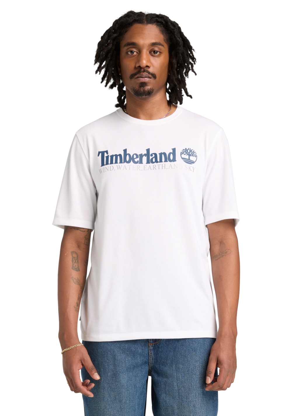Camiseta Manga Corta con Protección Uv y Logo Timberland