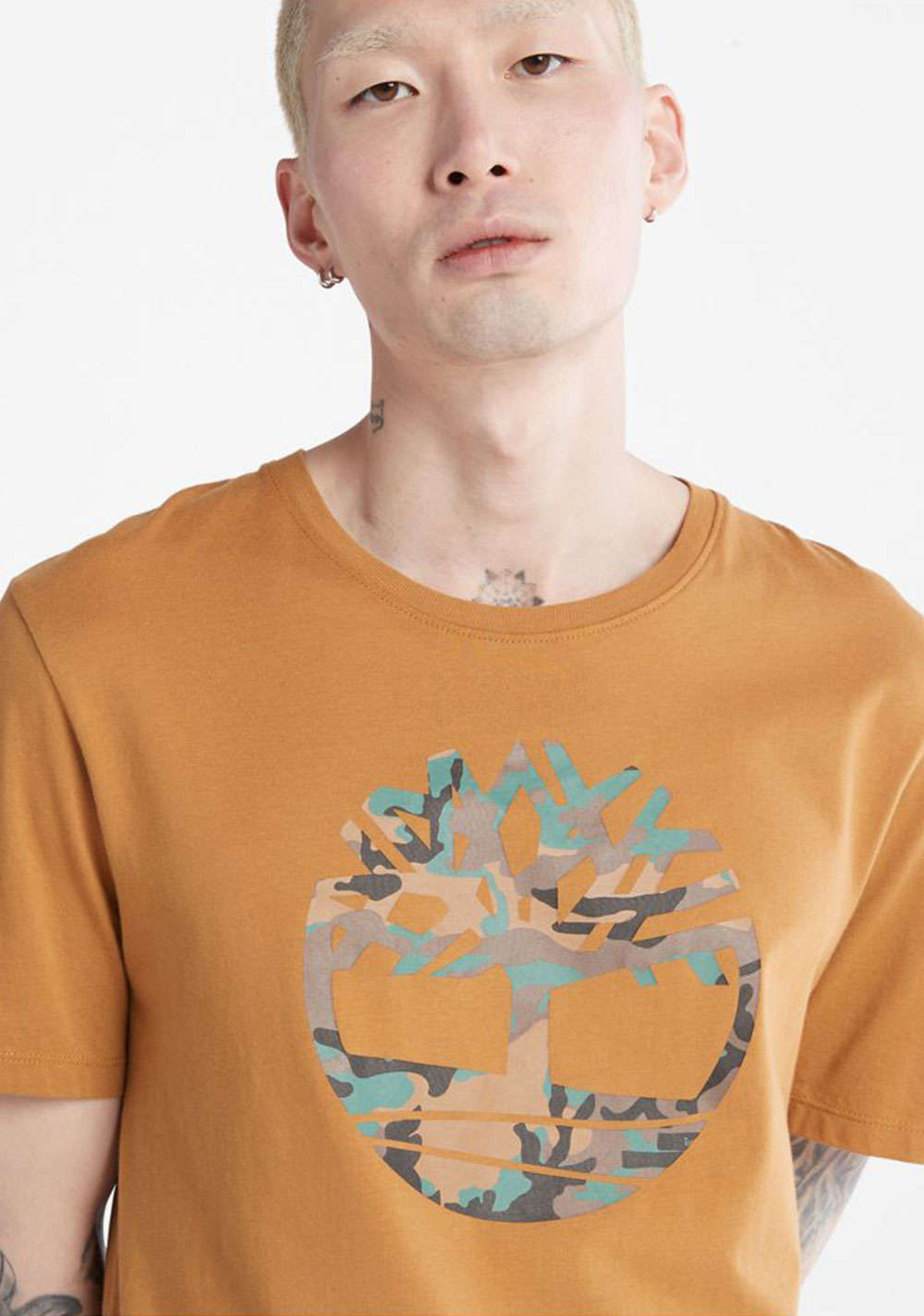Franela Ss Camo Tree Tee Timberland 4