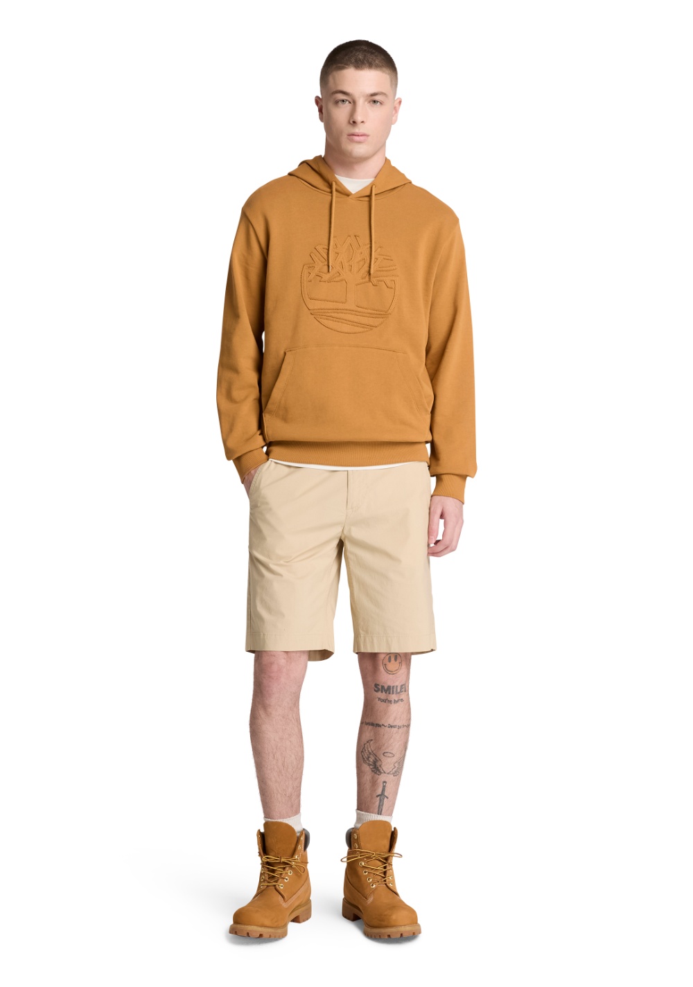 Hoodie con Logo del Árbol Bordado Timberland
