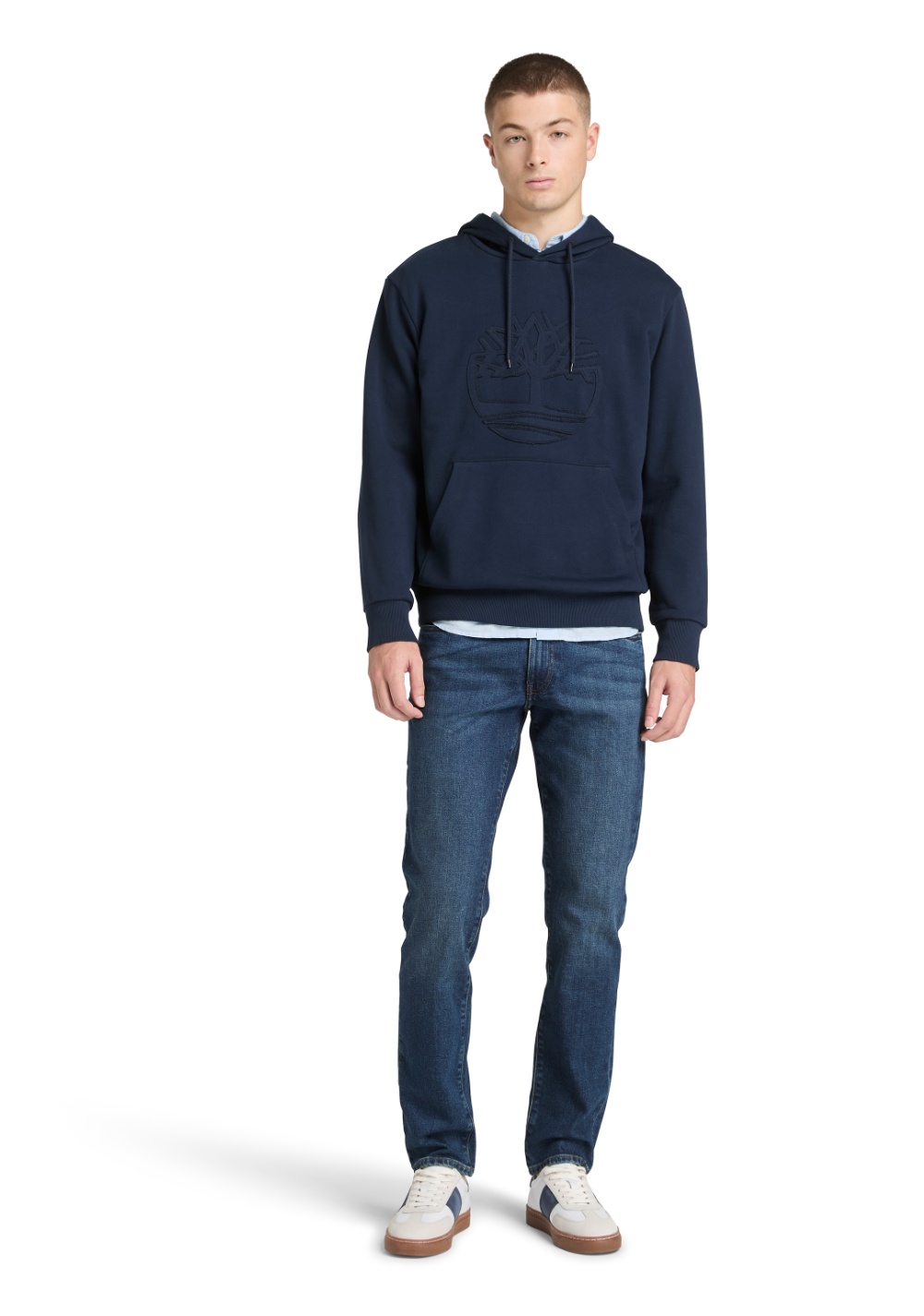 Hoodie con Logo del Árbol Bordado Timberland
