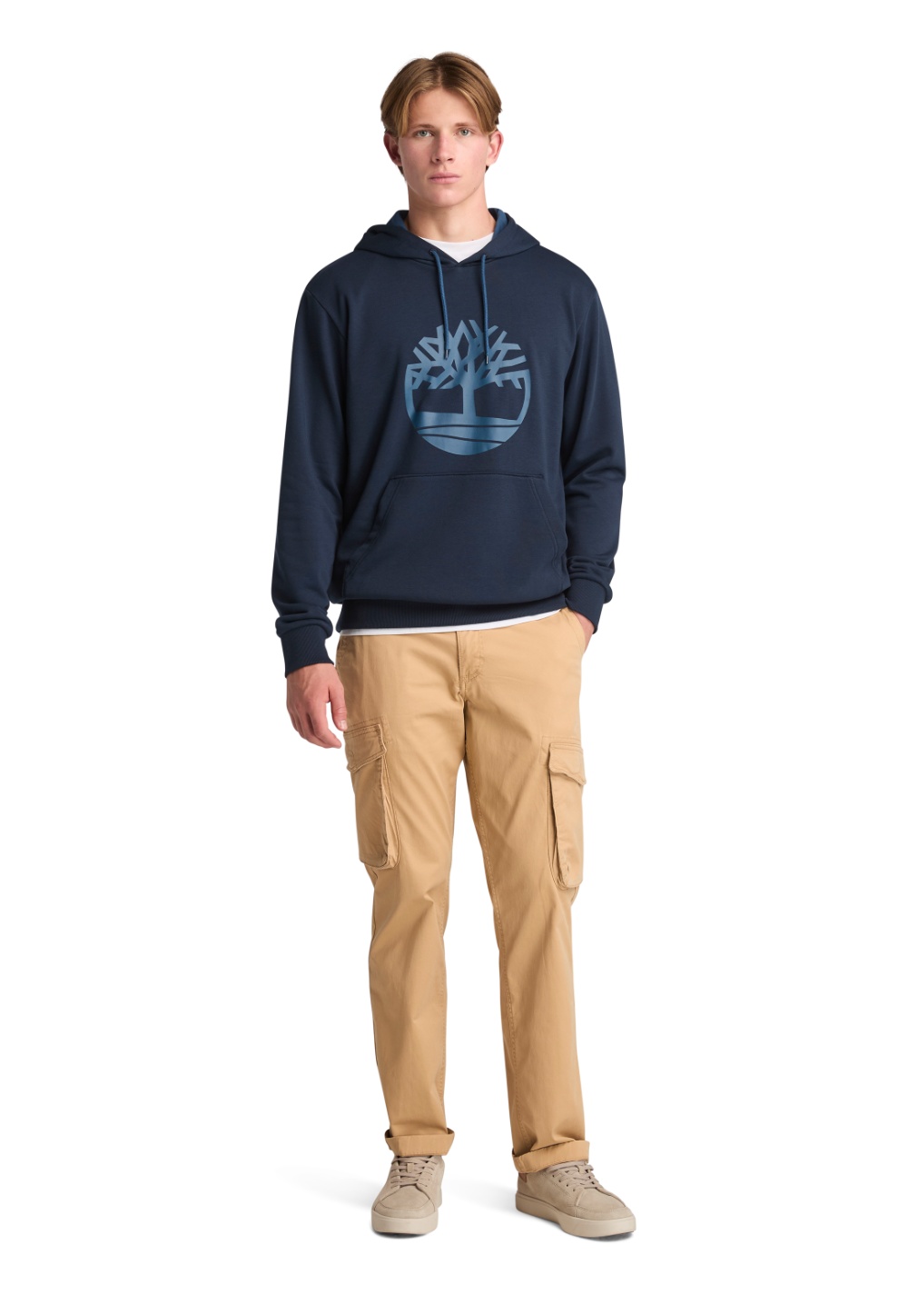 Hoodie con Logo del Árbol Timberland