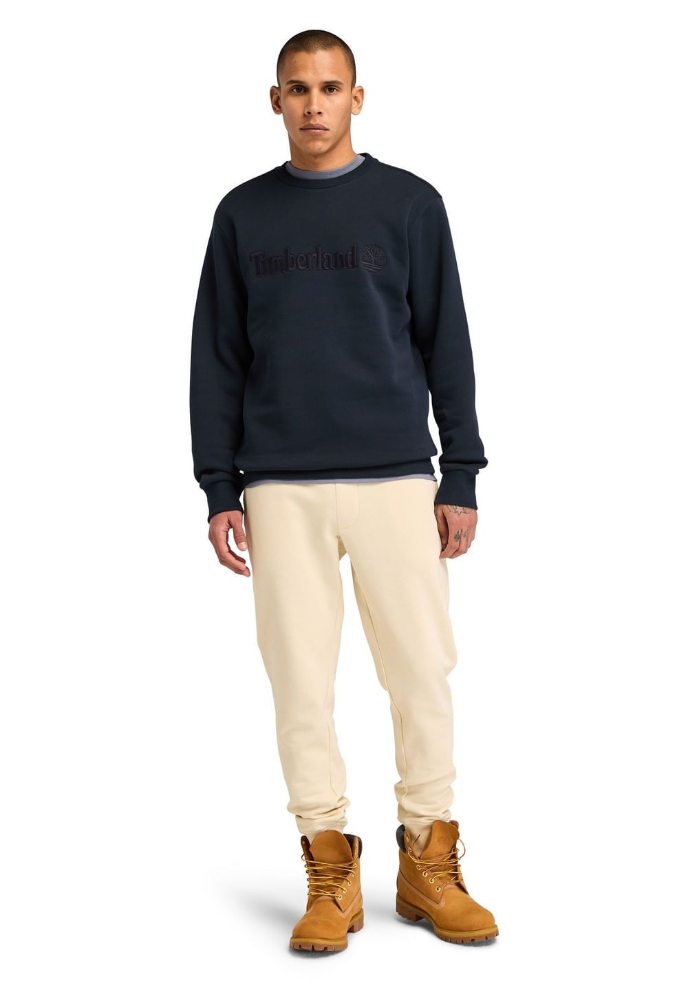 Suéter de Gola Redonda Hampthon Timberland 4