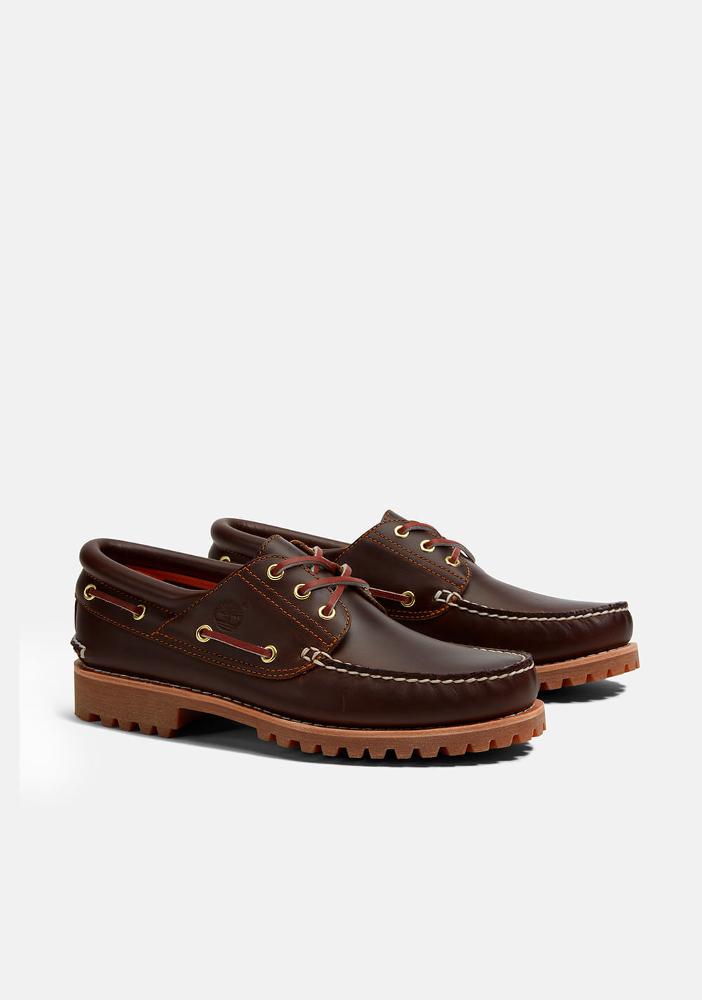 Zapatos Náutico Cosido a Mano con 3 Ojales Timberland 4