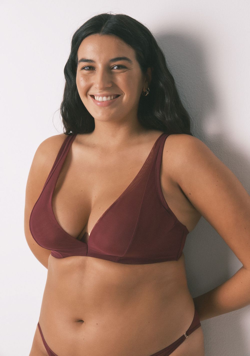Brasier Cuello Halter de Tul con Cierre Especial Women Secret