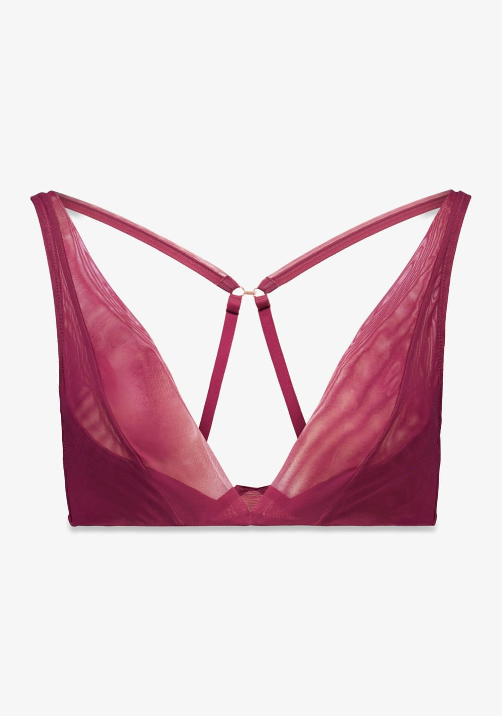 Brasier Cuello Halter de Tul con Cierre Especial Women Secret
