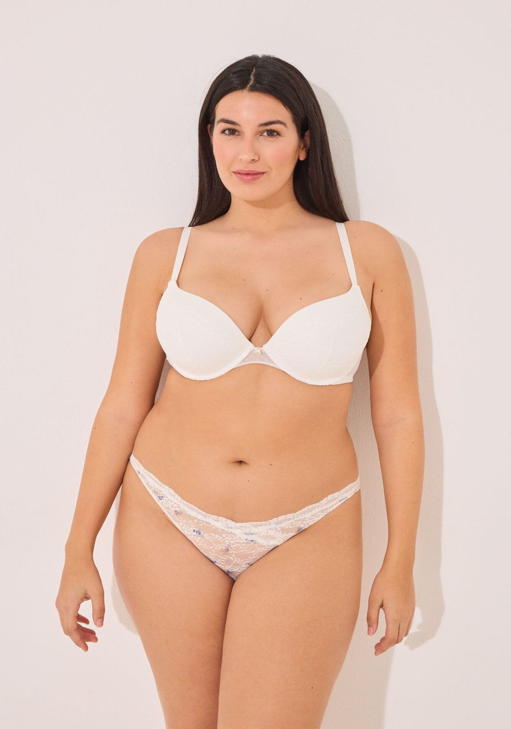 Brasier Push Up Relleno Encaje Tul Plumeti Women Secret