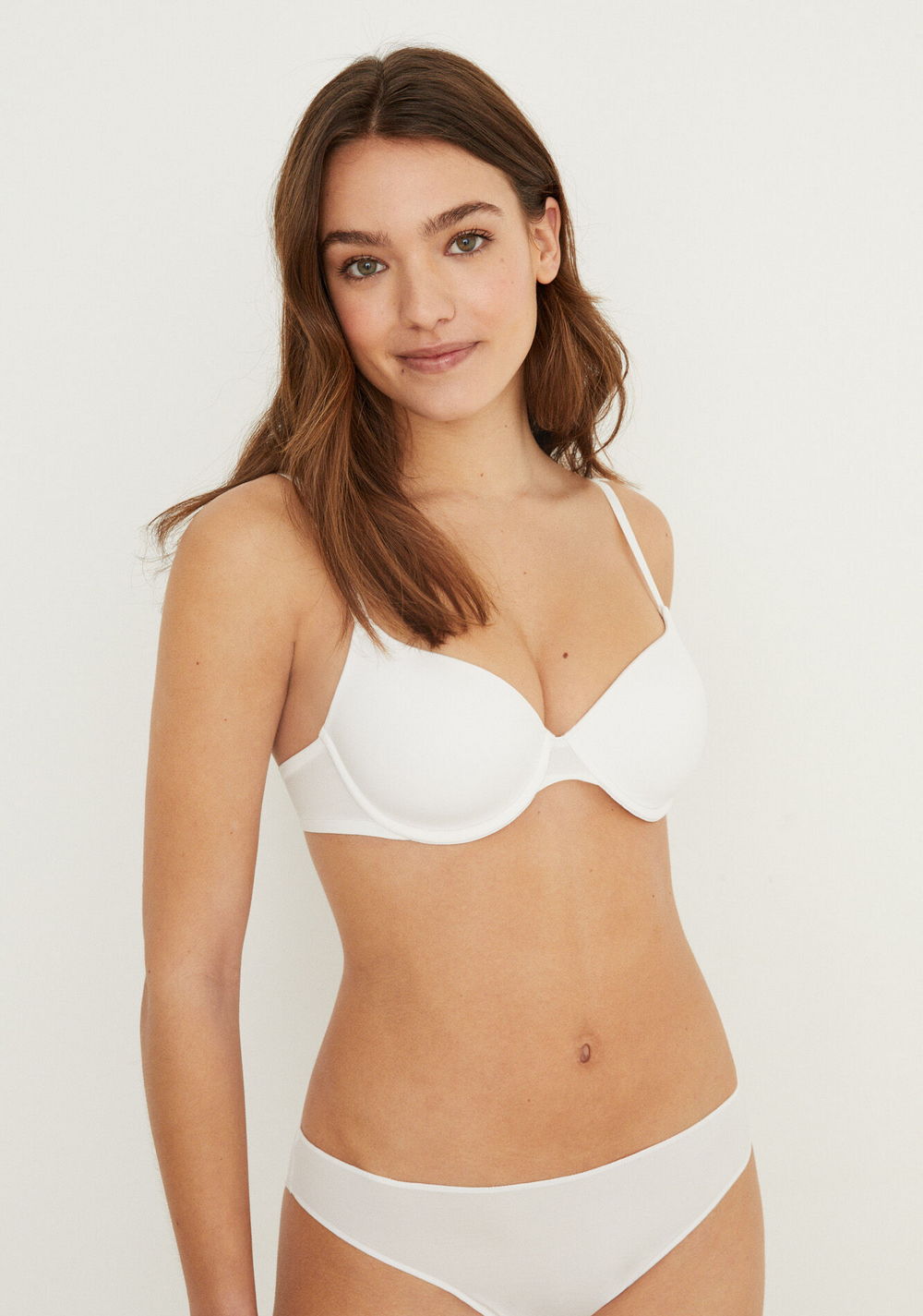 Brasier con Relleno Ligero y Aros de Cobertura Media Women Secret