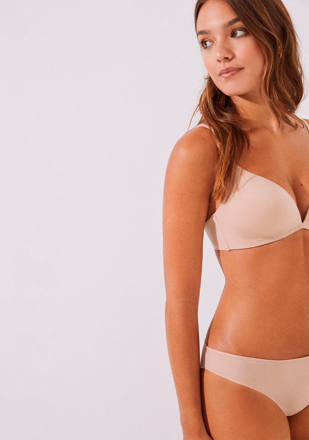 Brasier Triangular Women Secret para Mujer Beige - Vista 4