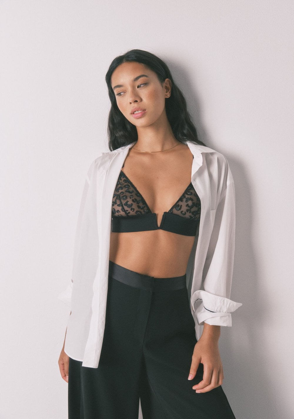Brasier de Tul Bordado Metalizado Women Secret