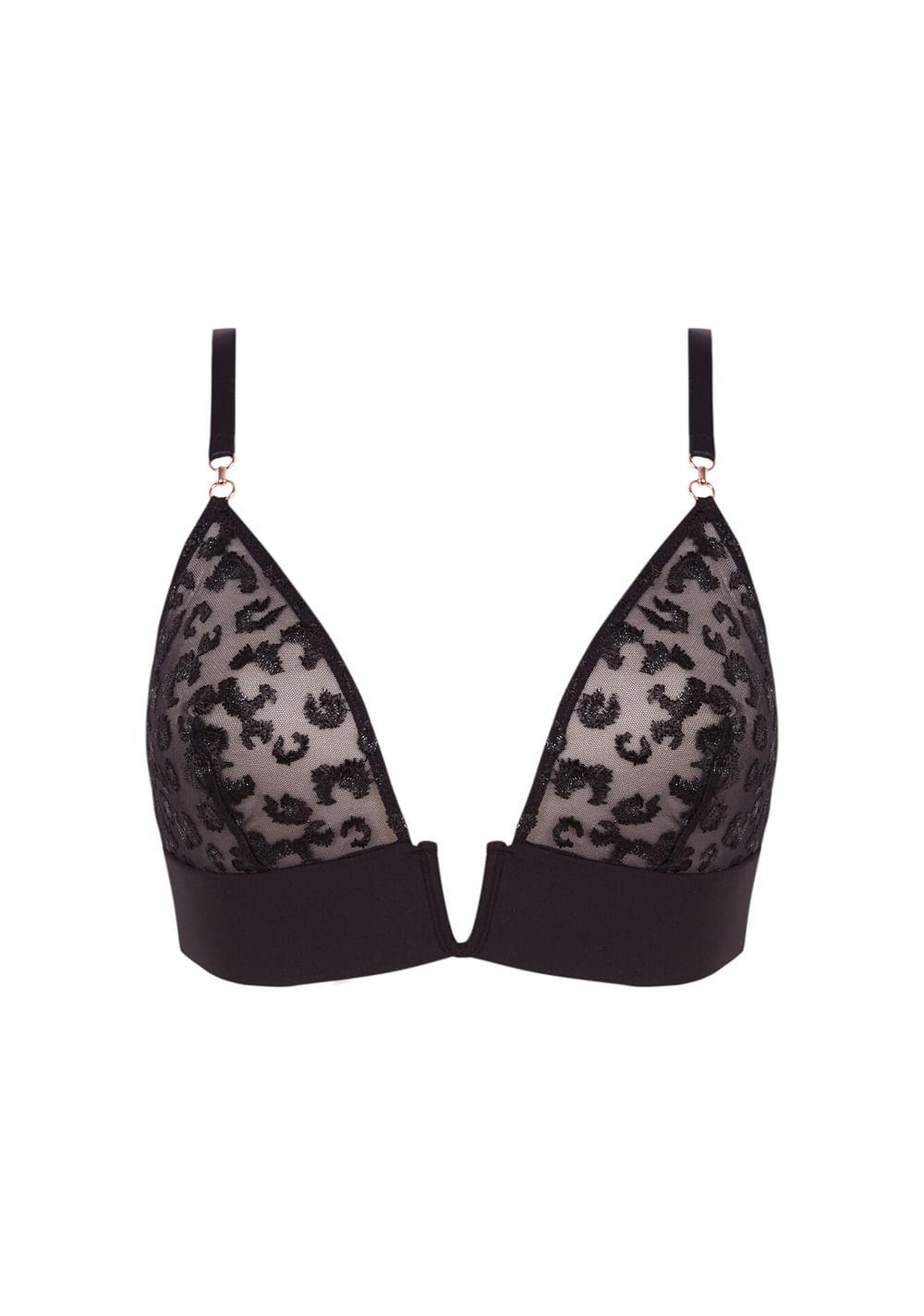 Brasier de Tul Bordado Metalizado Women Secret