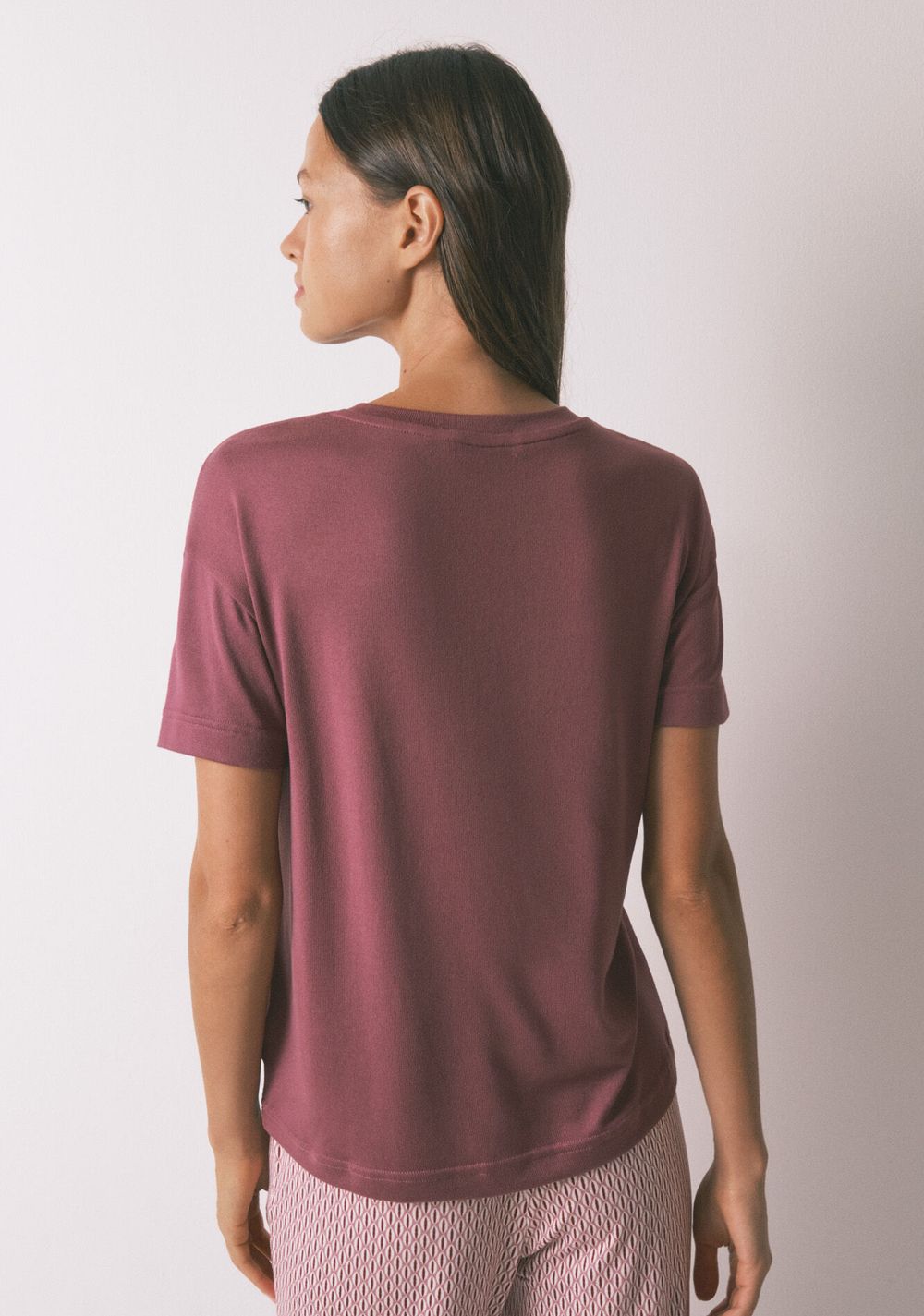 Camiseta Holgado de Manga Corta Women Secret
