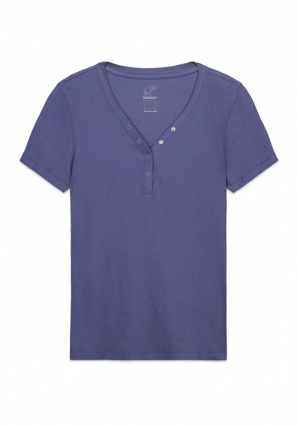 Camiseta Manga Corta Acanalada Women Secret