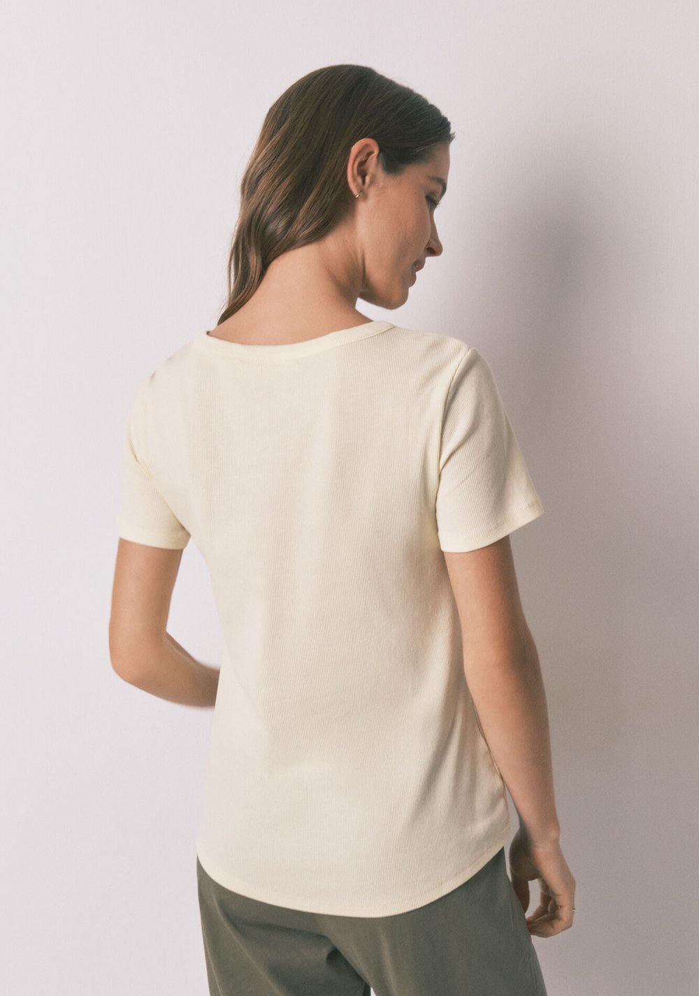 Camiseta Manga Corta Amarilla Women Secret