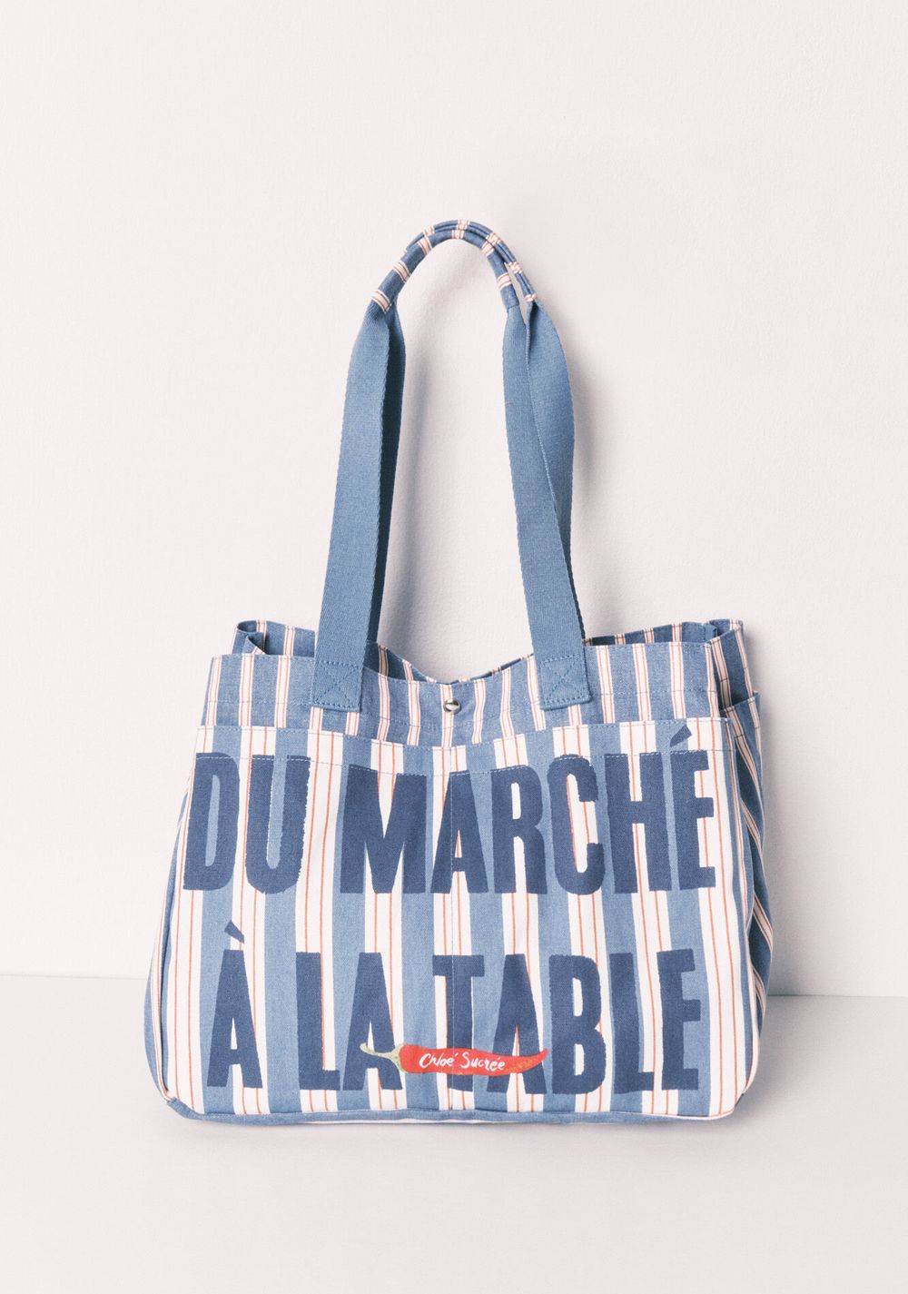 Cartera Shopper Estampado de Rayas Women Secret