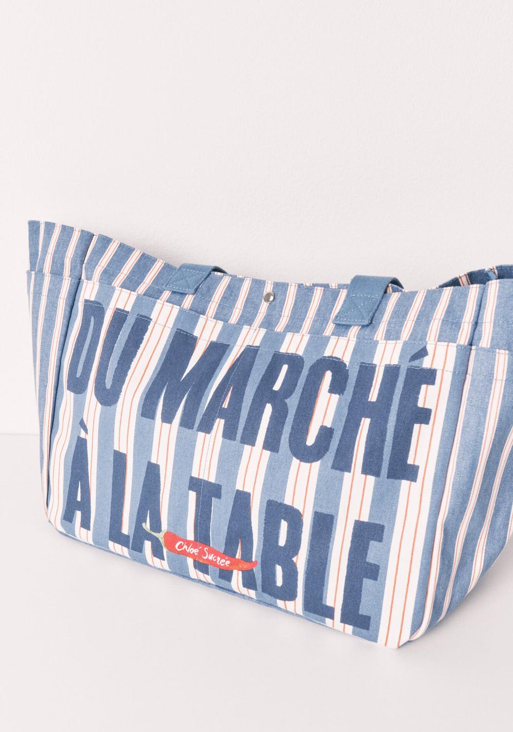 Cartera Shopper Estampado de Rayas Women Secret