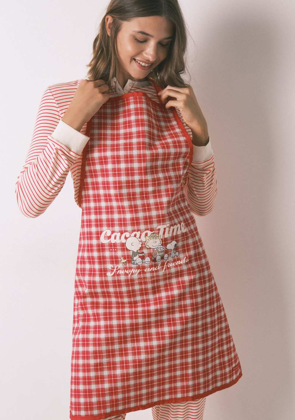 Delantal a Cuadros de Snoopy Women Secret