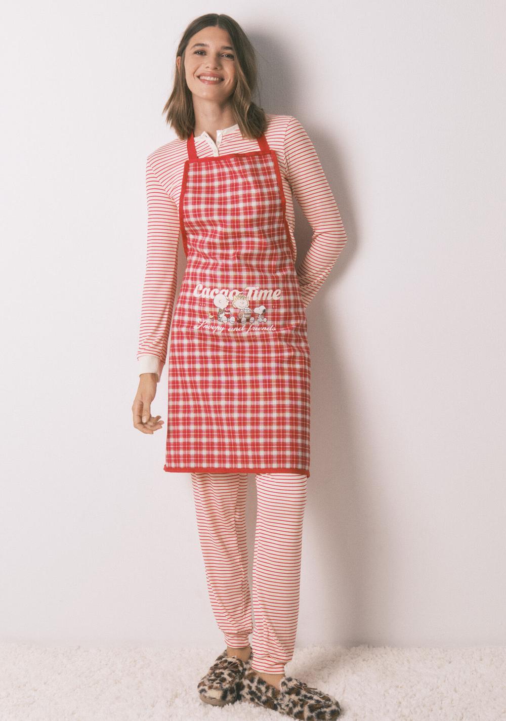 Delantal a Cuadros de Snoopy Women Secret
