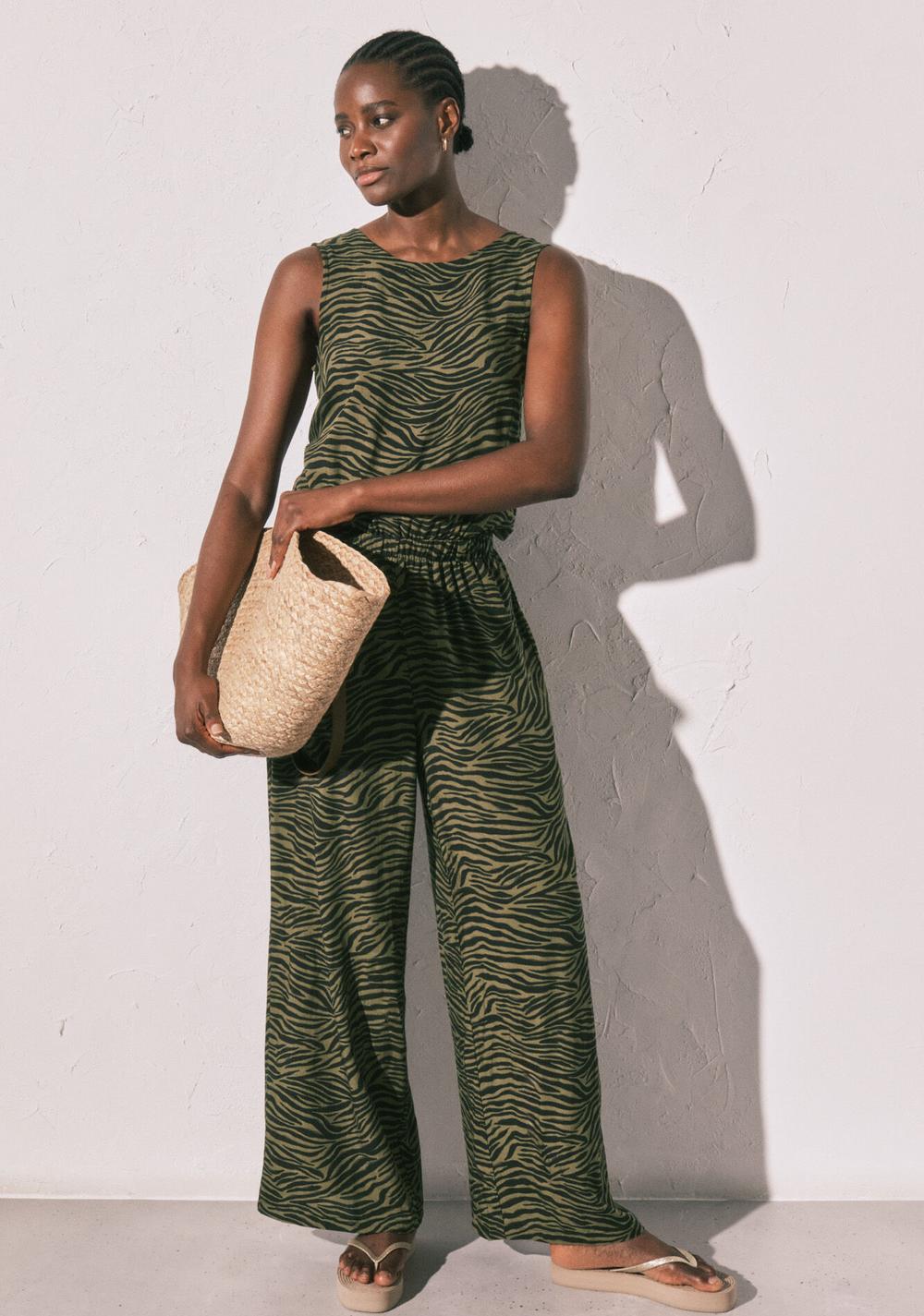 Jumpsuit Largo Animal Print Women Secret