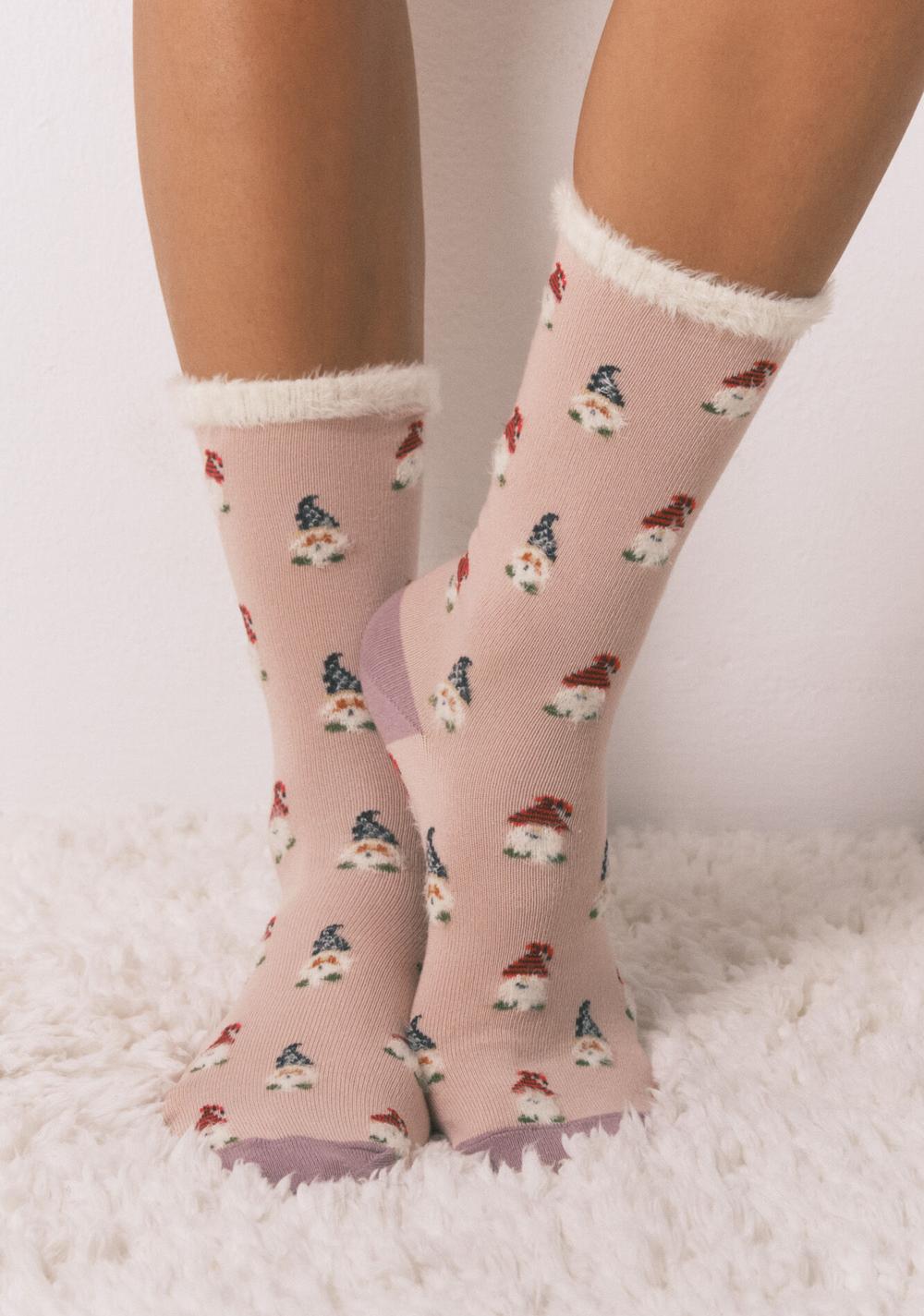Medias Largas con Estampado de Gnomos Women Secret