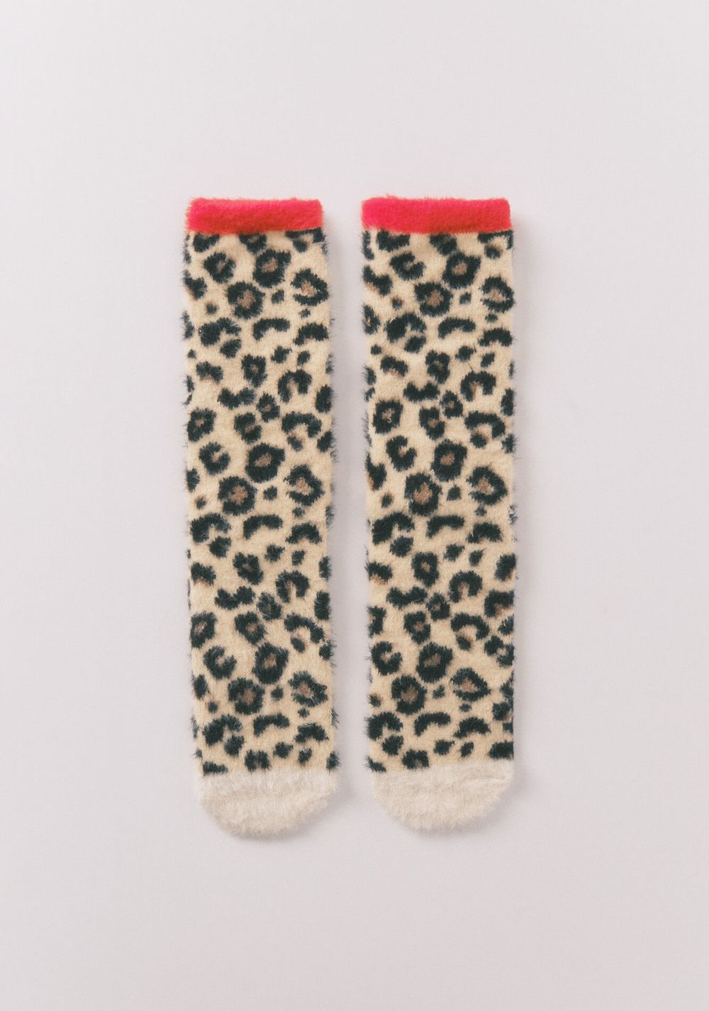 Medias Largas Pelo Print Leopardo Snoopy Women Secret
