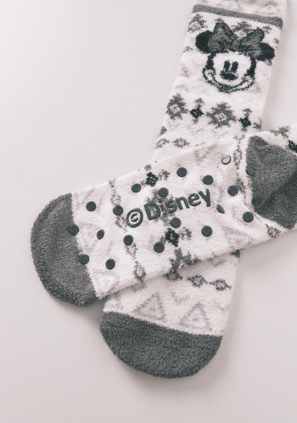Medias Largas de Piel con Bordes Estampado de Minnie Mouse Women Secret