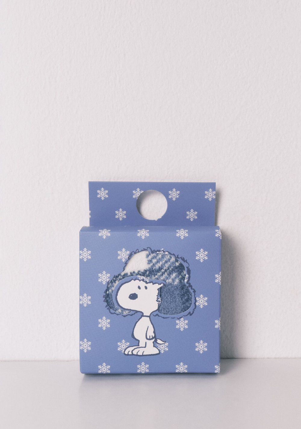 Medias Largas de Piel con Estampado de Cuadros de Snoopy Women Secret