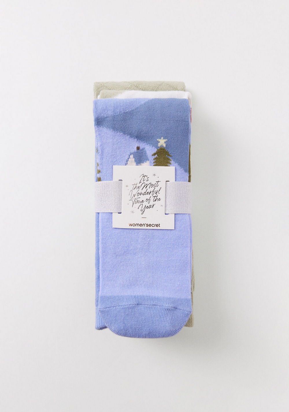 Pack de 3 Medias Altos Paisaje Nevado Women Secret