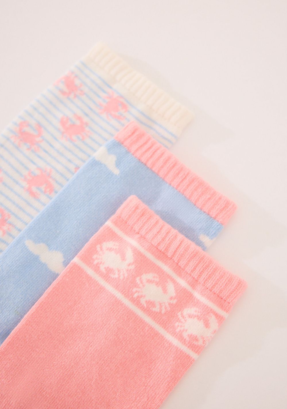 Pack de 3 Medias Altos Print Cangrejos Women Secret