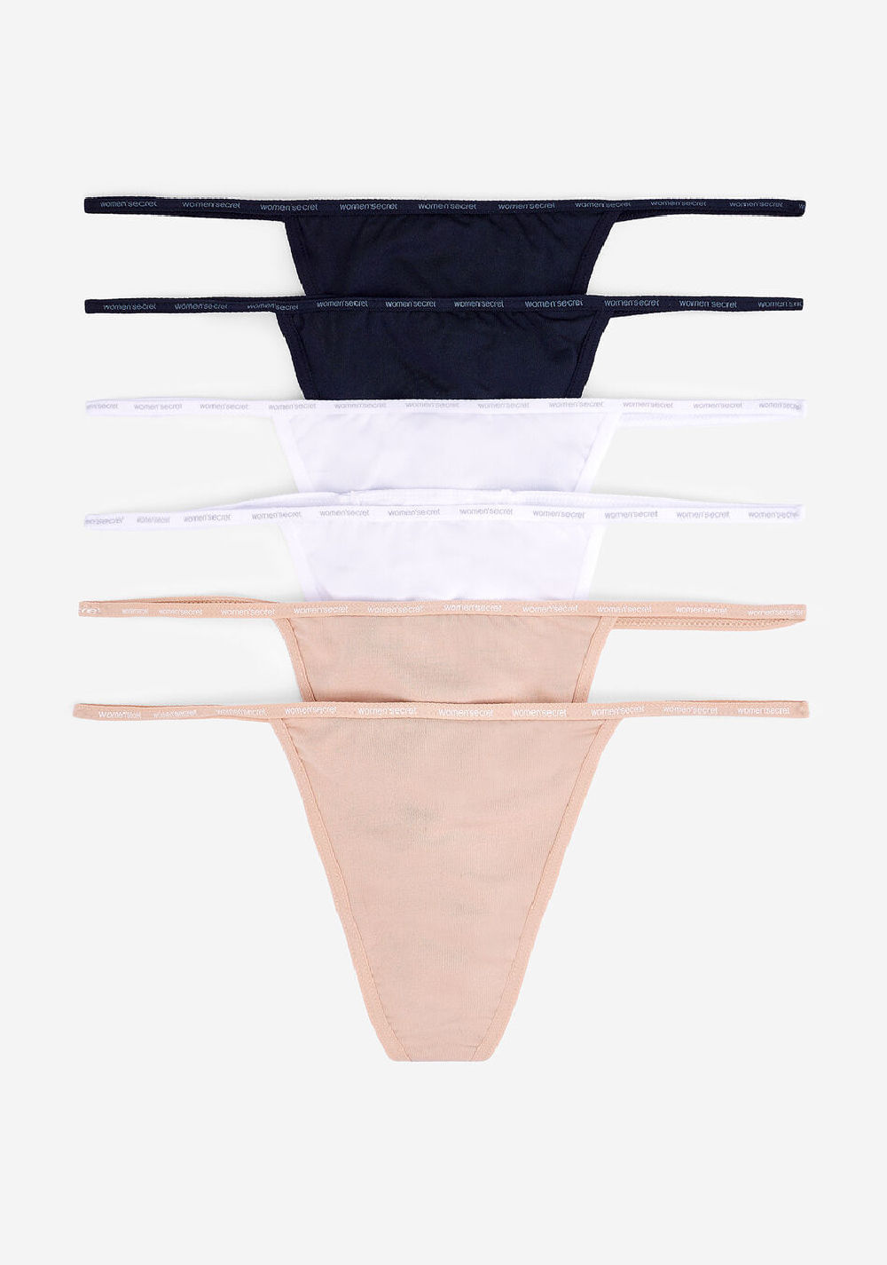 Pack de 6 Tangas de Microfibra Women Secret